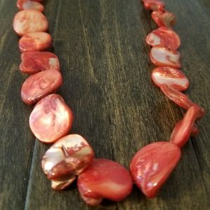 Vintage Red Statement Necklace